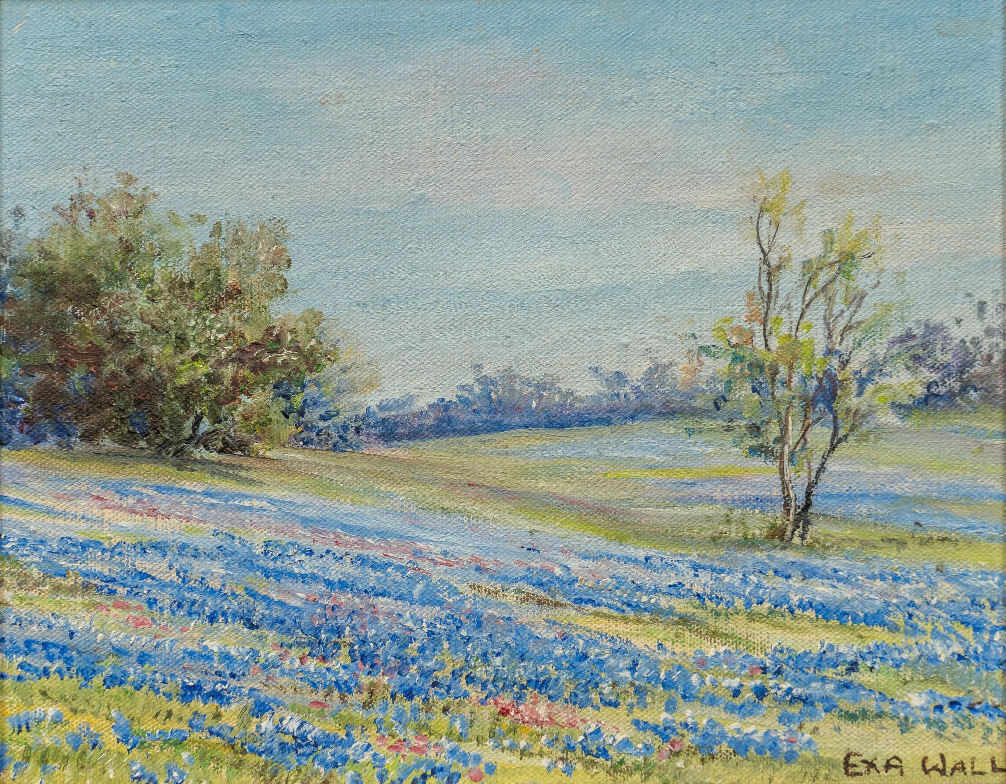 絵画 BLU/ZONE/2024/Q Exa Wall, Bluebonnet Landscape | Vogt Auction