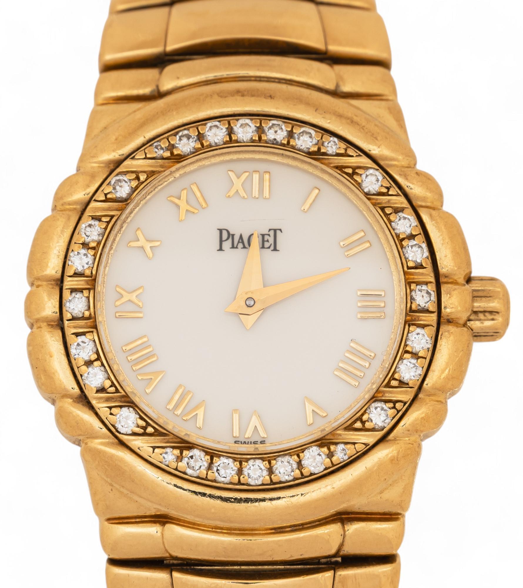 14K Piaget Diamond Bezel Watch | Vogt Auction