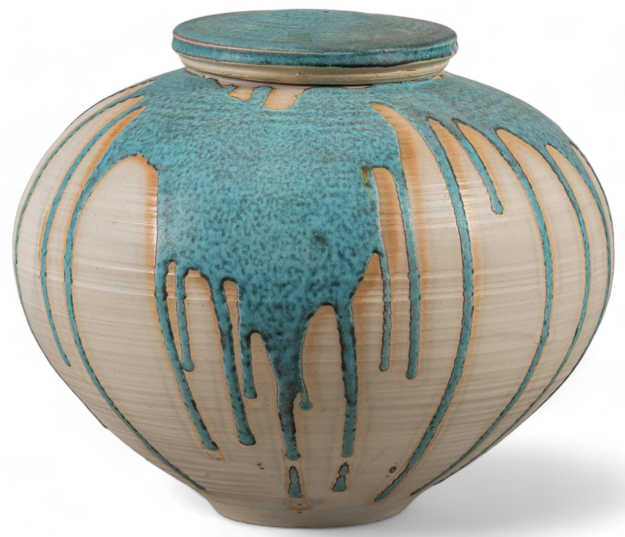 Otto Heino, Drip Glaze Vessel, 1997 Vogt Auction