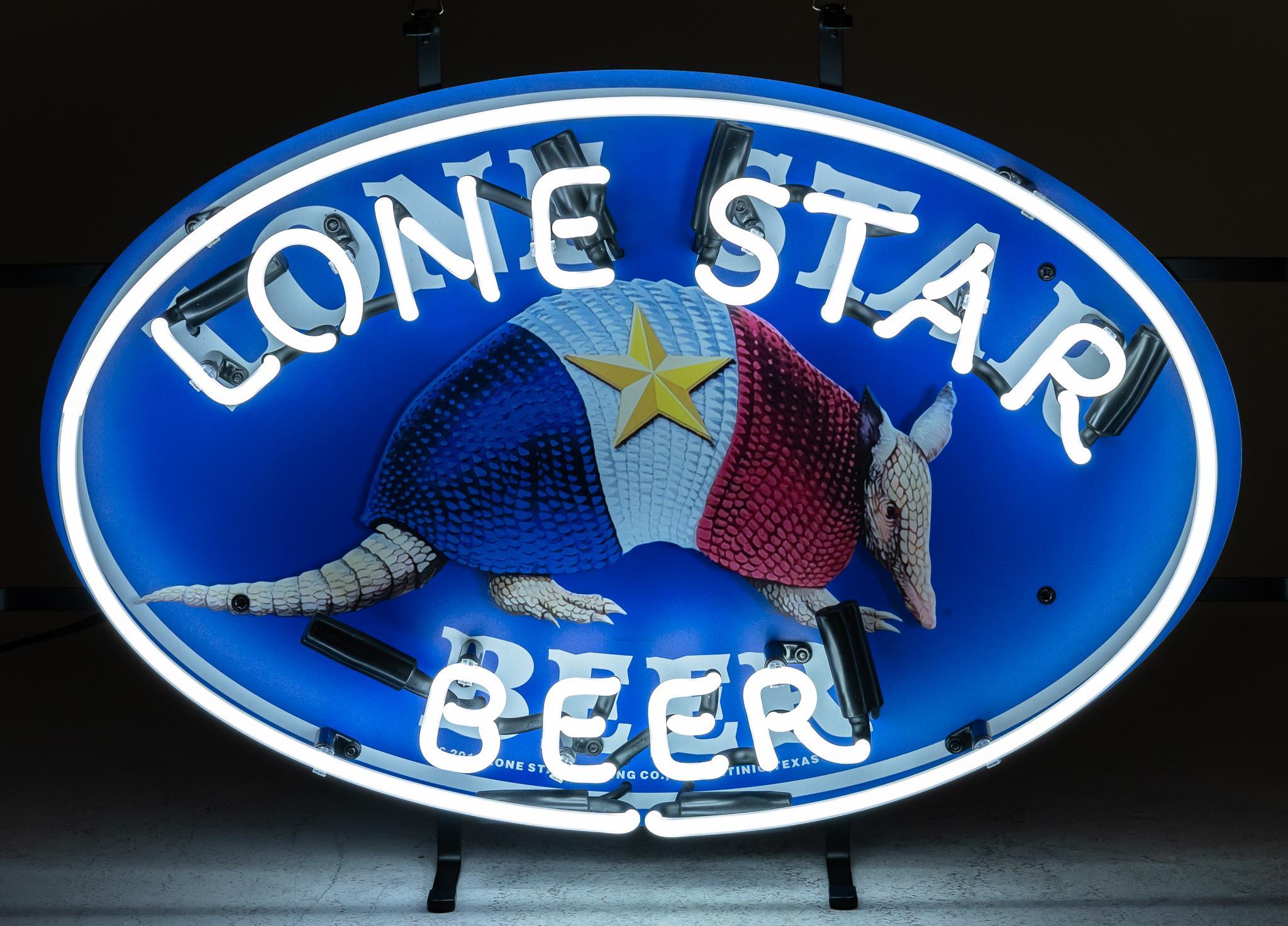 ローンスタービール　掛け時計 Lone Star Light Beer Wall Clock - Working Vintage Rare HTF