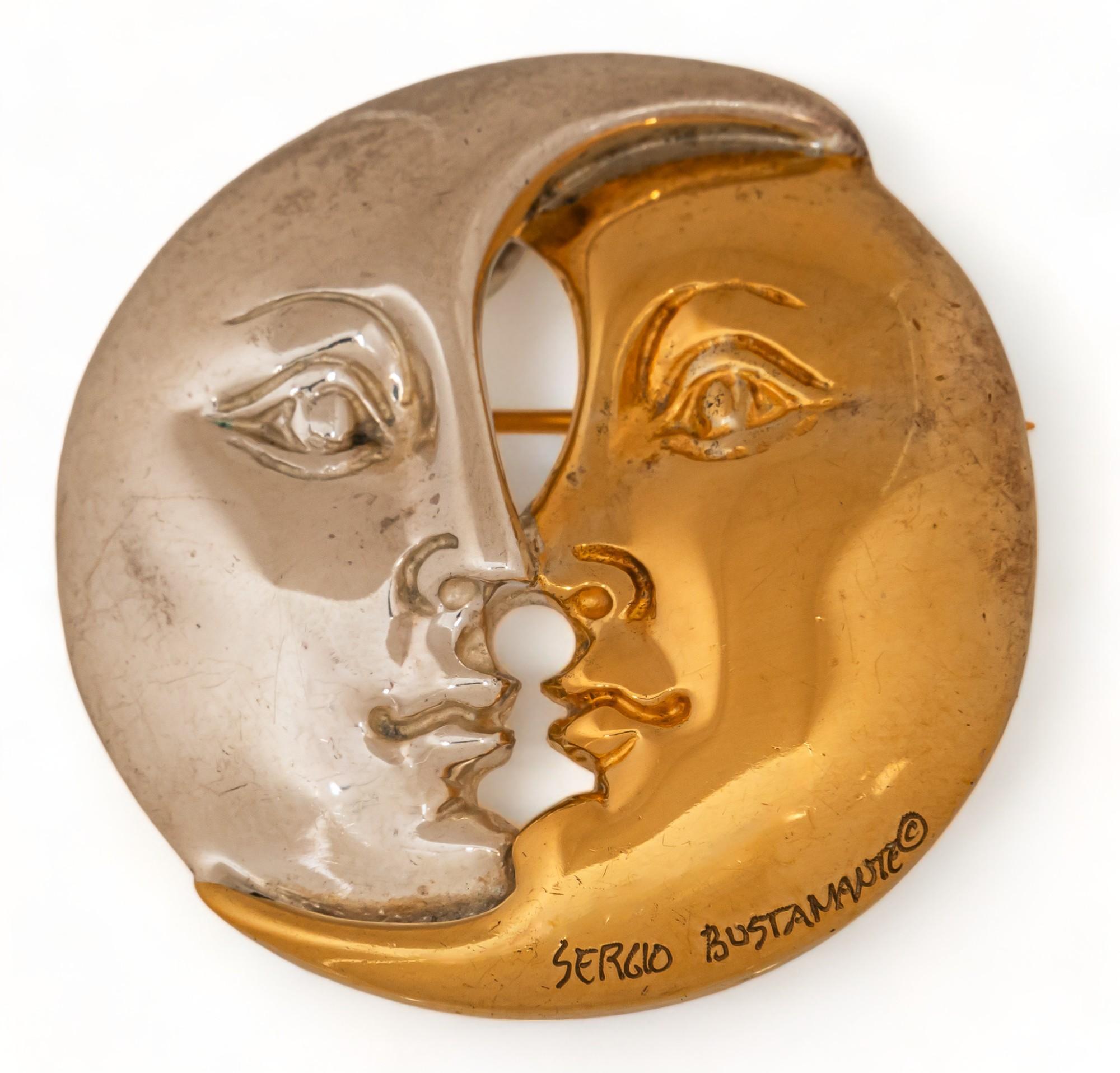 Vikki Carr | Sergio Bustamante Sterling Silver Moonface Pendant
