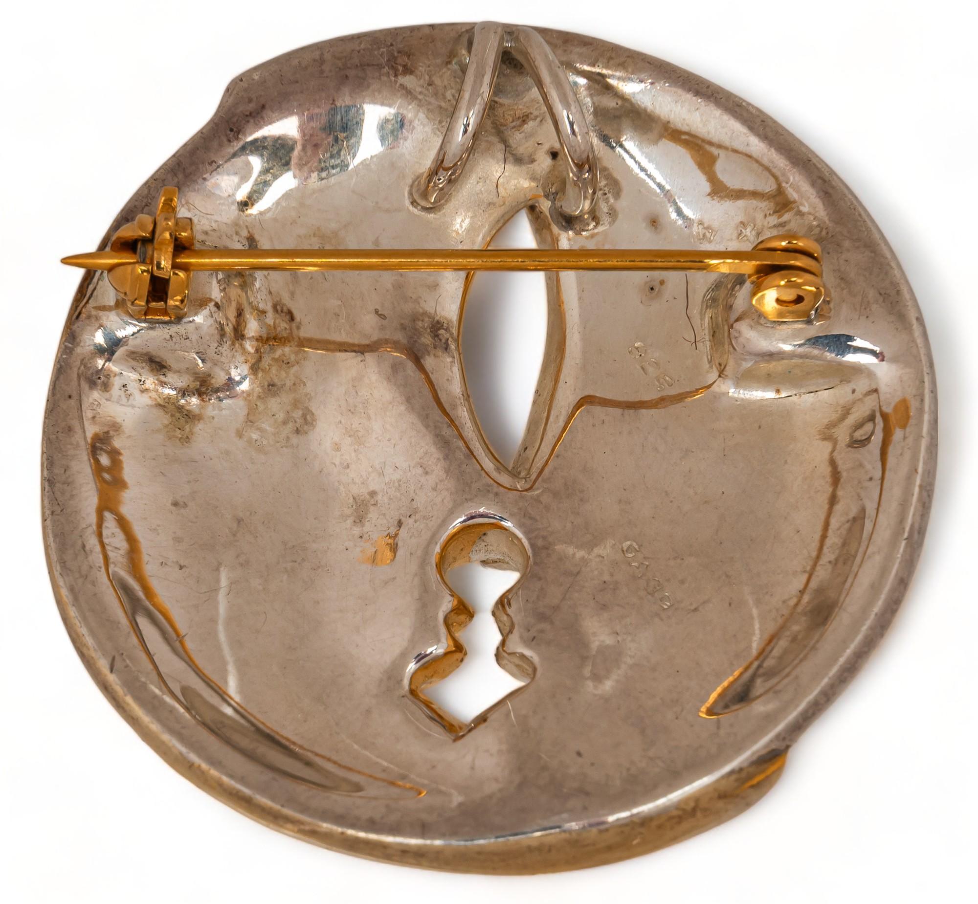 Vikki Carr | Sergio Bustamante Sterling Silver Moonface Pendant