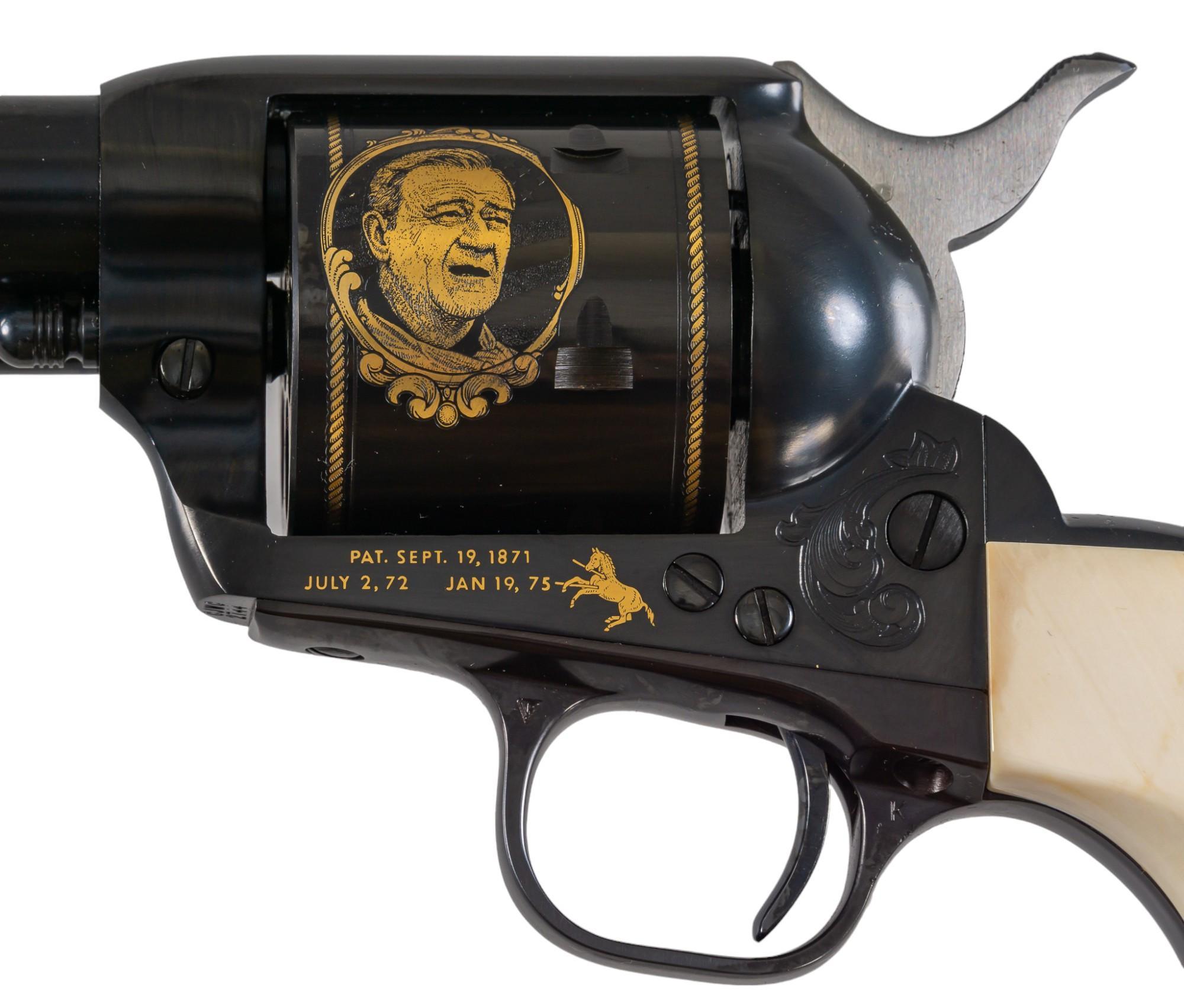 Near Mint Colt John Wayne Commemorative SAA Revolver W/ Case
