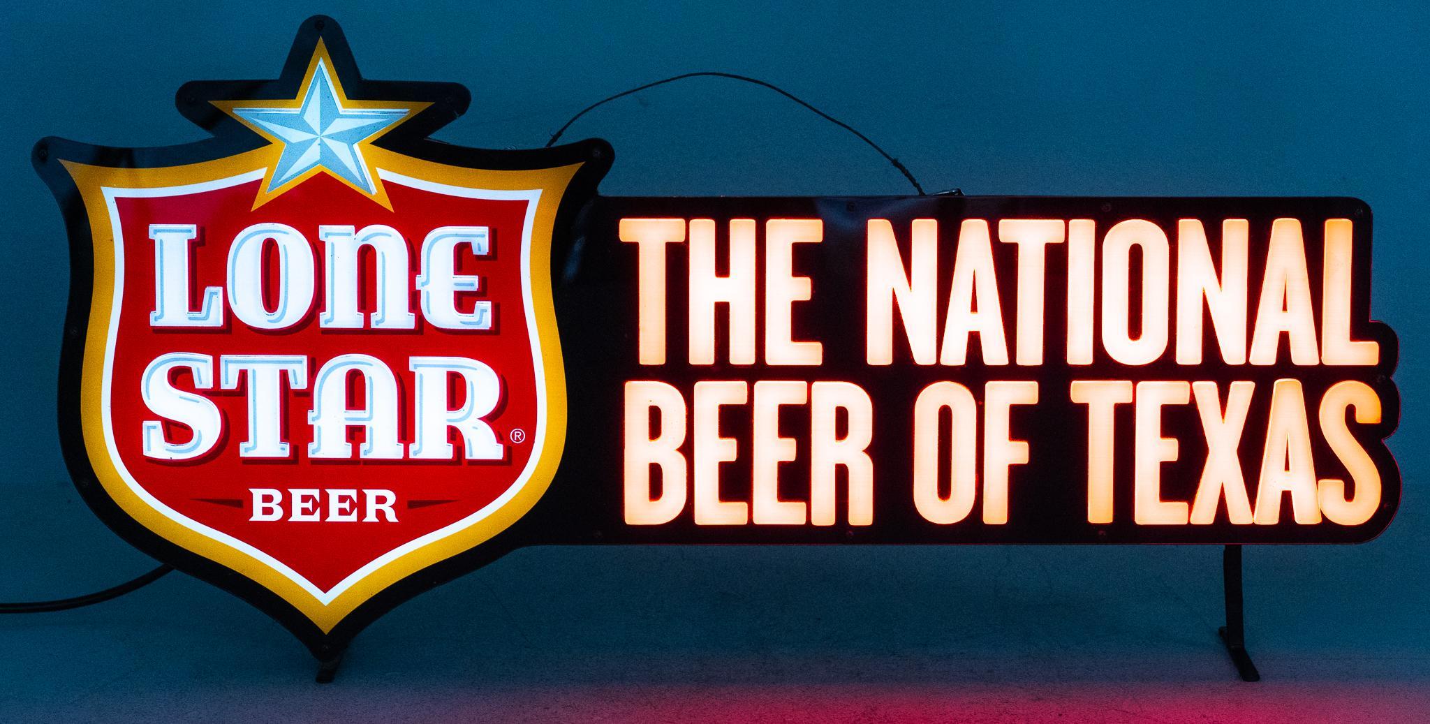 Vintage Lone Star Beer Blue Clock | Vogt Auction