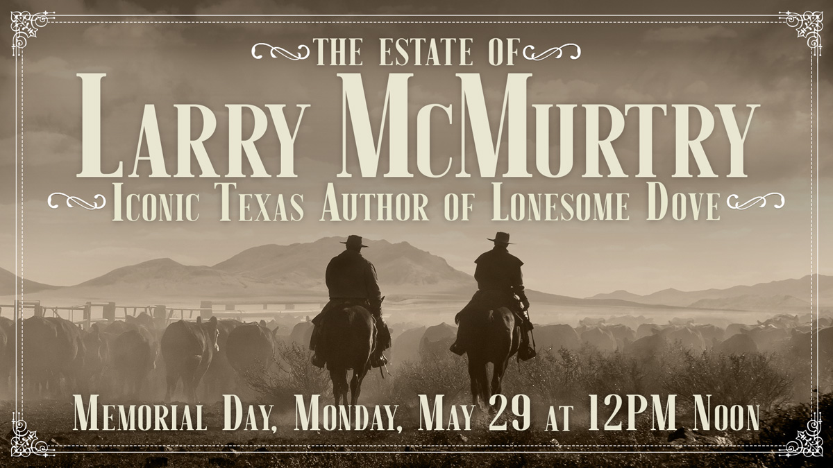 The Estate of Larry McMurtry Vogt Auction