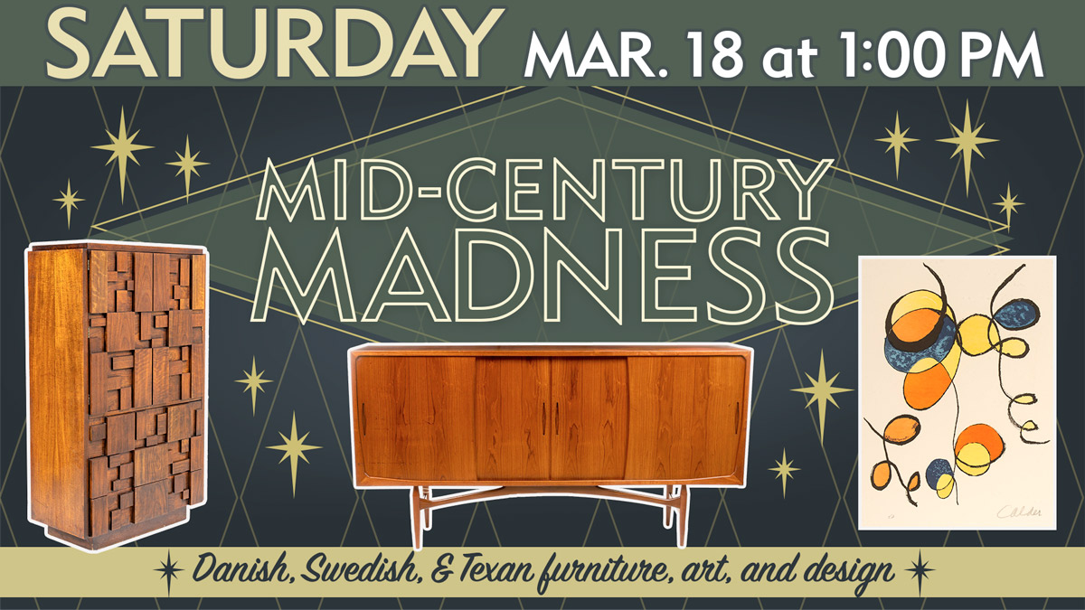 Mid Century Madness Vogt Auction