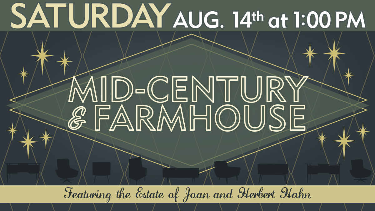 Mid Century & Farmhouse Vogt Auction